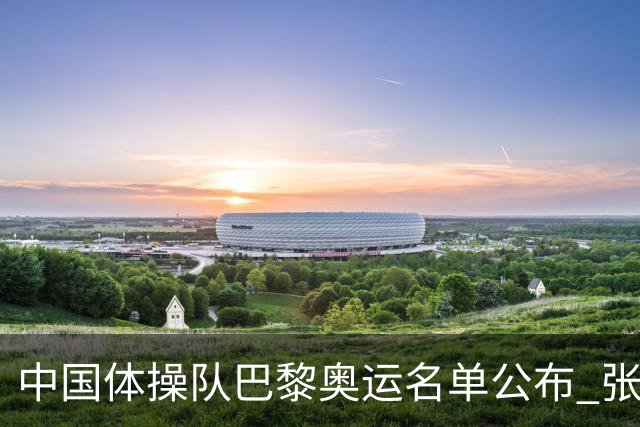 中国体操队巴黎奥运名单公布 张博恒将演奥运首秀